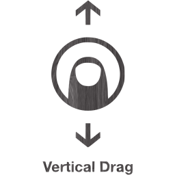 vertical drag 2 icon