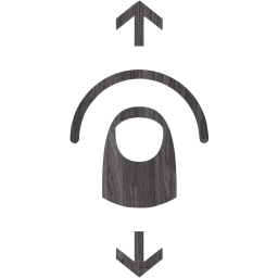 vertical swipe icon