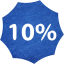 10 percent badge