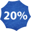 20 percent badge