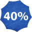 40 percent badge