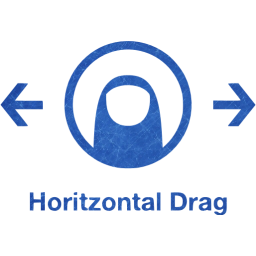 horizontal drag 2 icon