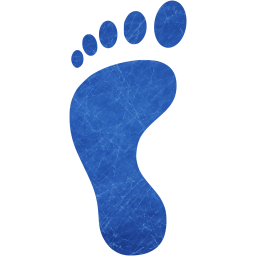 left footprint icon