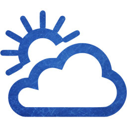 partly cloudy day icon