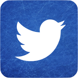 Blue and scratched twitter 3 icon - Free blue and scratched social ...