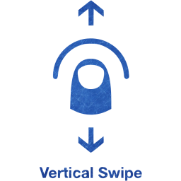 vertical swipe 2 icon