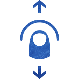 vertical swipe icon