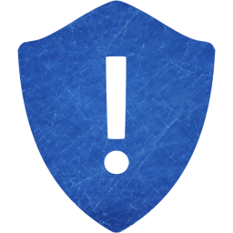 warning shield icon