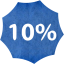 10 percent badge