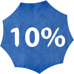 10 percent badge icon