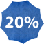 20 percent badge