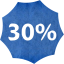 30 percent badge