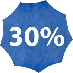 30 percent badge icon