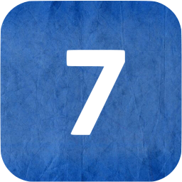 7 filled icon