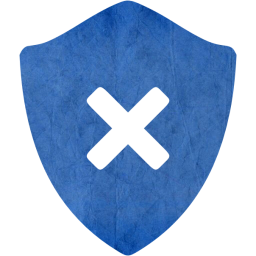 delete shield icon