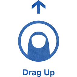 drag up 2 icon