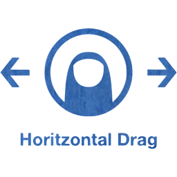 horizontal drag 2 icon