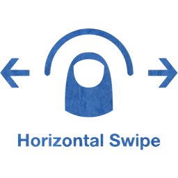 horizontal swipe 2 icon