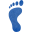 left footprint