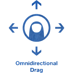 omnidirectional drag 2 icon