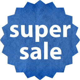 super sale badge icon