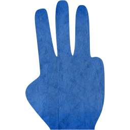 three fingers icon