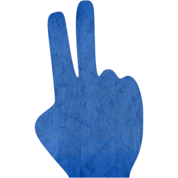 two fingers icon