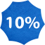 10 percent badge