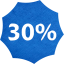 30 percent badge
