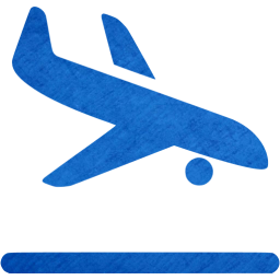 airplane landing icon