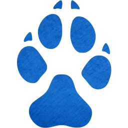 footprints dog icon