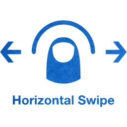 horizontal swipe 2 icon