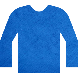 Cardboard blue jumper icon - Free cardboard blue clothes icons ...