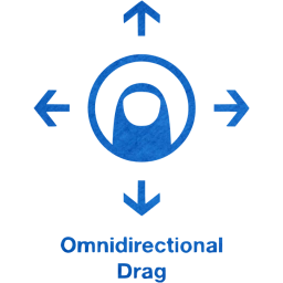 omnidirectional drag 2 icon