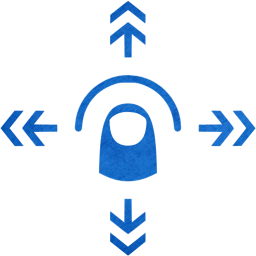 omnidirectional flick icon