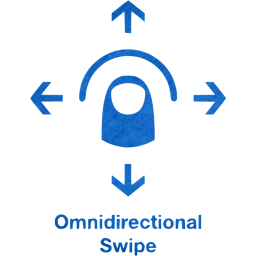 omnidirectional swipe 2 icon