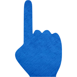 one finger icon
