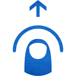 swipe up icon