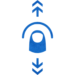 vertical flick icon