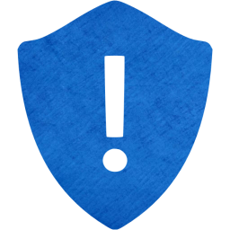 warning shield icon