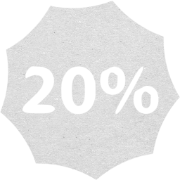 20 percent badge icon