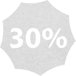 30 percent badge icon