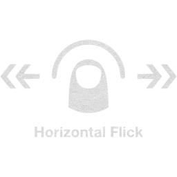 horizontal flick 2 icon