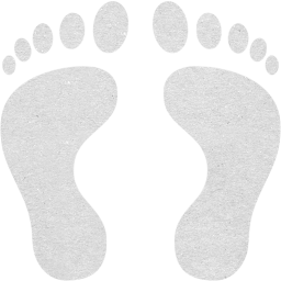 human footprints icon