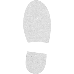 right shoe footprint icon