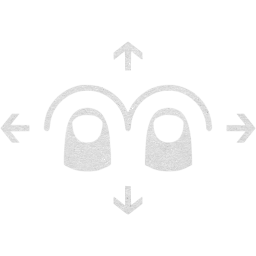 two finger omnidirectional swipe icon