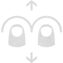 two finger vertical swipe icon