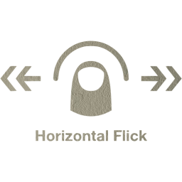 horizontal flick 2 icon