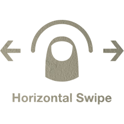 horizontal swipe 2 icon