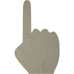 one finger icon